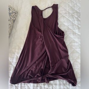 Cross back tie athleta tank top